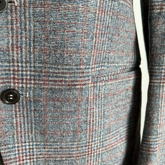 El Hombre Uomo - Grey Plaided Blazer - Picture 2 of 7